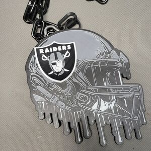Raiders Dripping Helmet Keychain